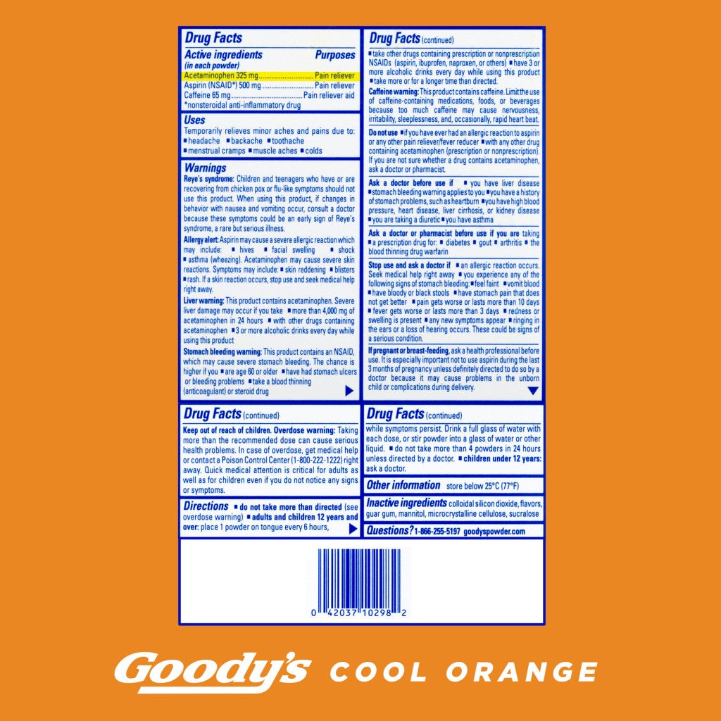 Goody's® Cool Orange