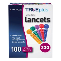 Lancet for Lancing Device TRUEplus™ 33 Gauge Non-Safety Twist Off Cap ...