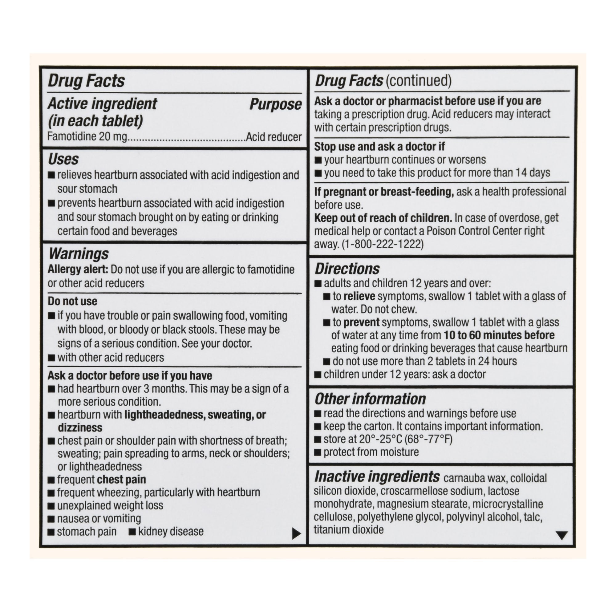 Acid Reducer - Maximum Strength Famotidine