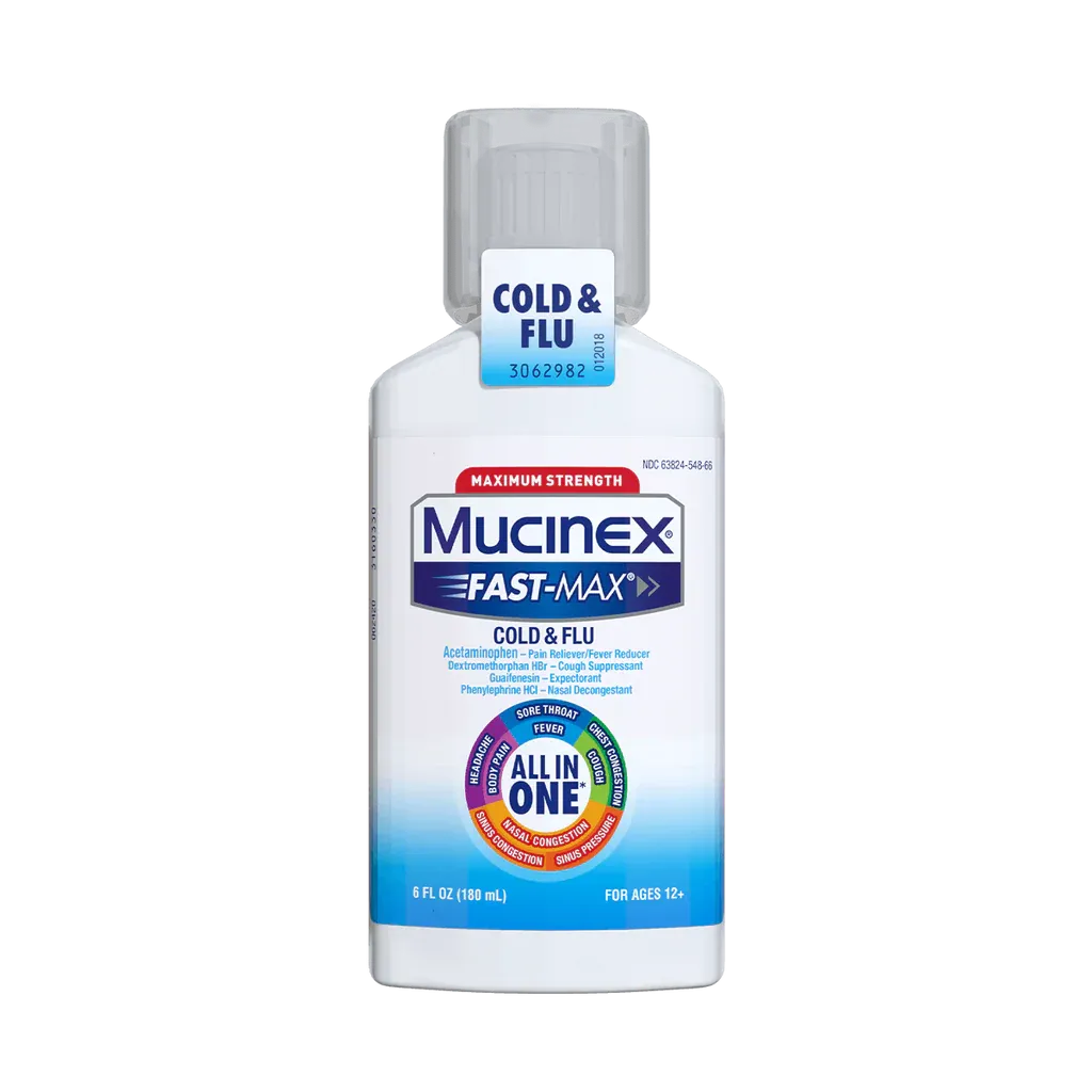 Maximum Strength Fast-Max® Cold & Flu (All-in-One) Liquid 6 fl oz
