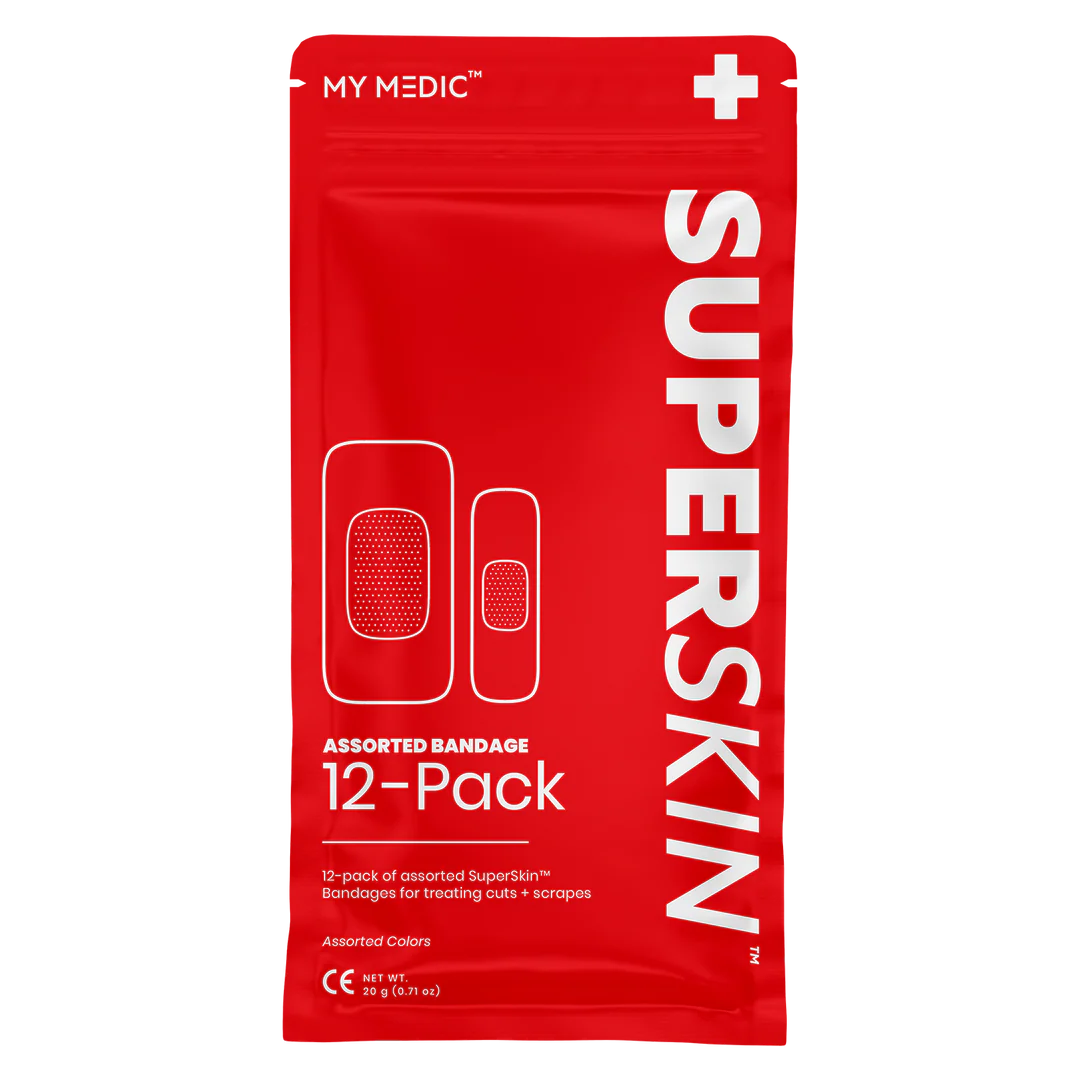 SuperSkin Assorted Bandages - 12 Pack