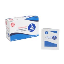 Skin Barrier Wipe Skincote™ 70% Strength Isopropyl Alcohol Individual Packet NonSterile 50 count