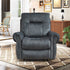 39.37'' Wide Classic Nailhead Trim Power Lift Recliner with Massage, Heat & USB + Type-C Charging