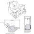 41'' Oversized Power Lift Chair - Heated Massage Electric Recliner with Super Soft Padding