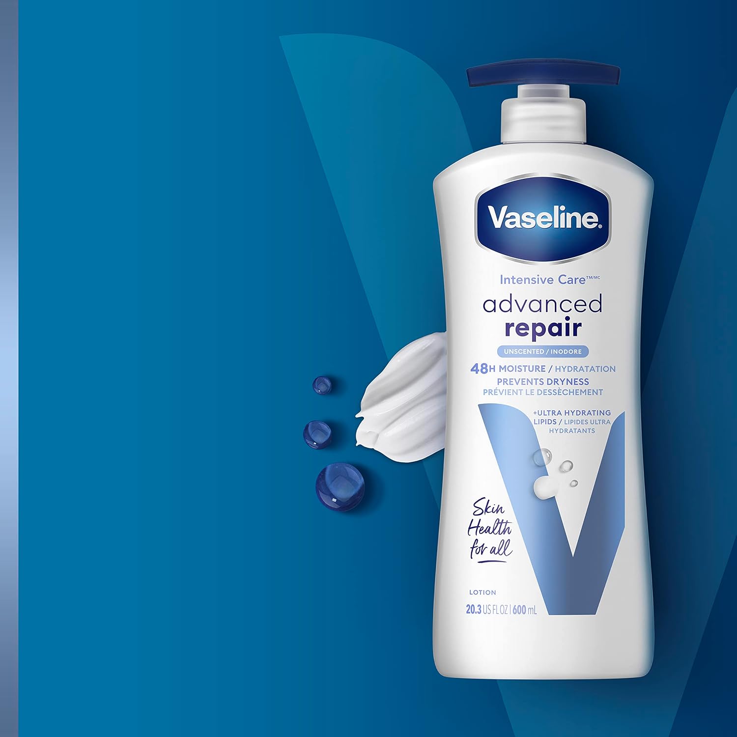Vaseline Intensive Care Unscented Advanced Repair Body Lotion