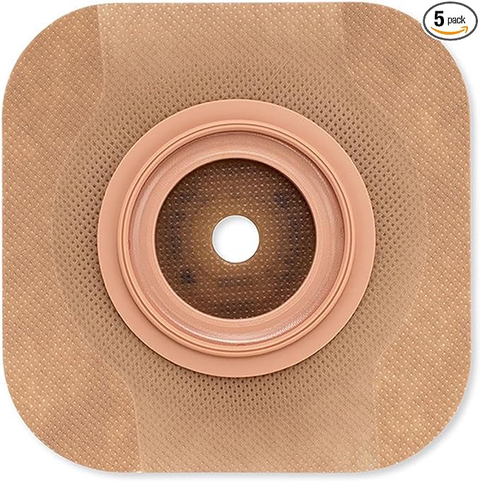 2-Piece Ostomy Skin Barrier,Tape 5pk 2-1/4" / 1-3/4"