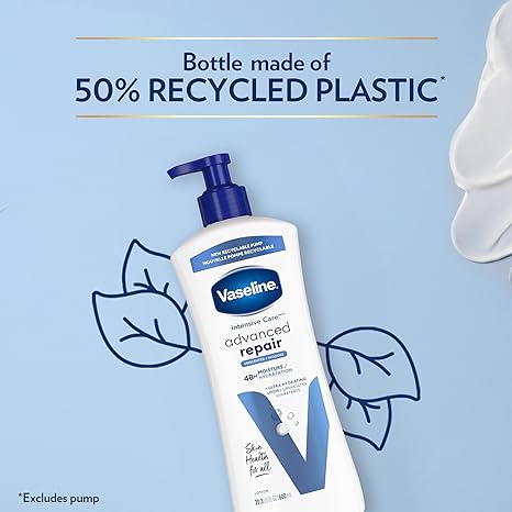 Vaseline Intensive Care Unscented Advanced Repair Body Lotion