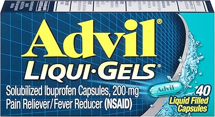 Advil Liqui-Gels Minis Ibuprofen Pain Reliever & Fever Reducer, 40 ea
