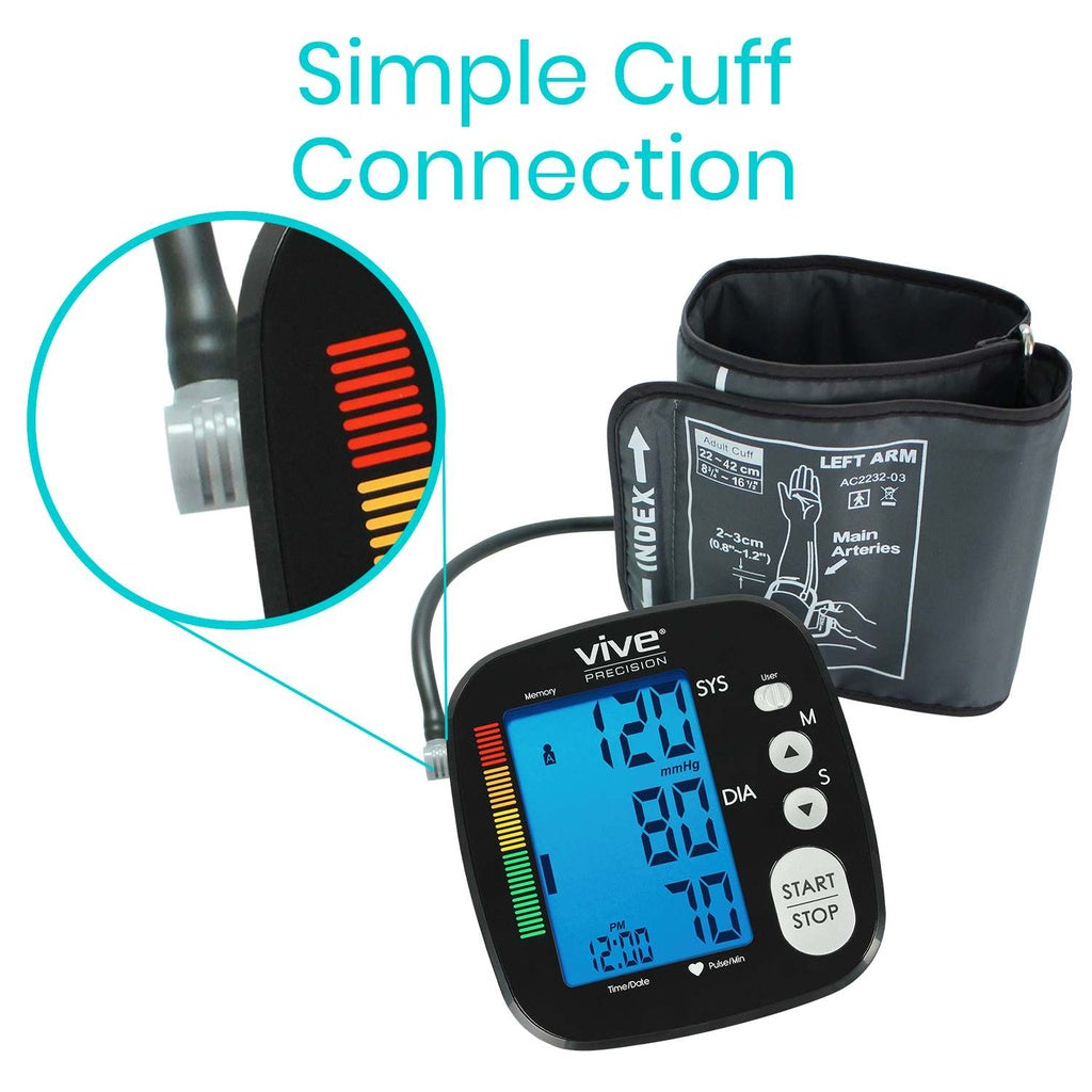 Vive Blood Pressure Monitor Black