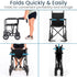 Core Transport Wheelchair (17"-19", 250 lbs)