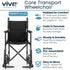 Core Transport Wheelchair (17"-19", 250 lbs)