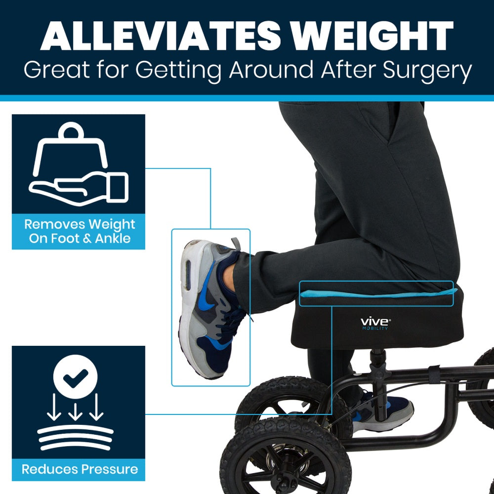 Foam Knee Walker Pad with Comfort Gel Foam Knee Walker Pad with Comfort Gel