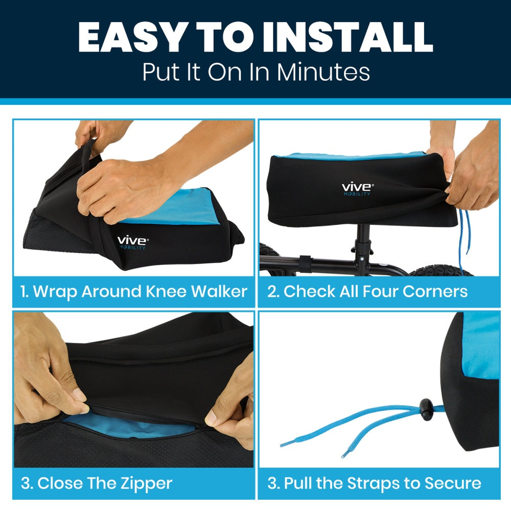 Foam Knee Walker Pad with Comfort Gel Foam Knee Walker Pad with Comfort Gel