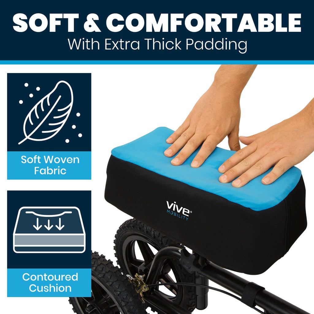 Foam Knee Walker Pad with Comfort Gel Foam Knee Walker Pad with Comfort Gel