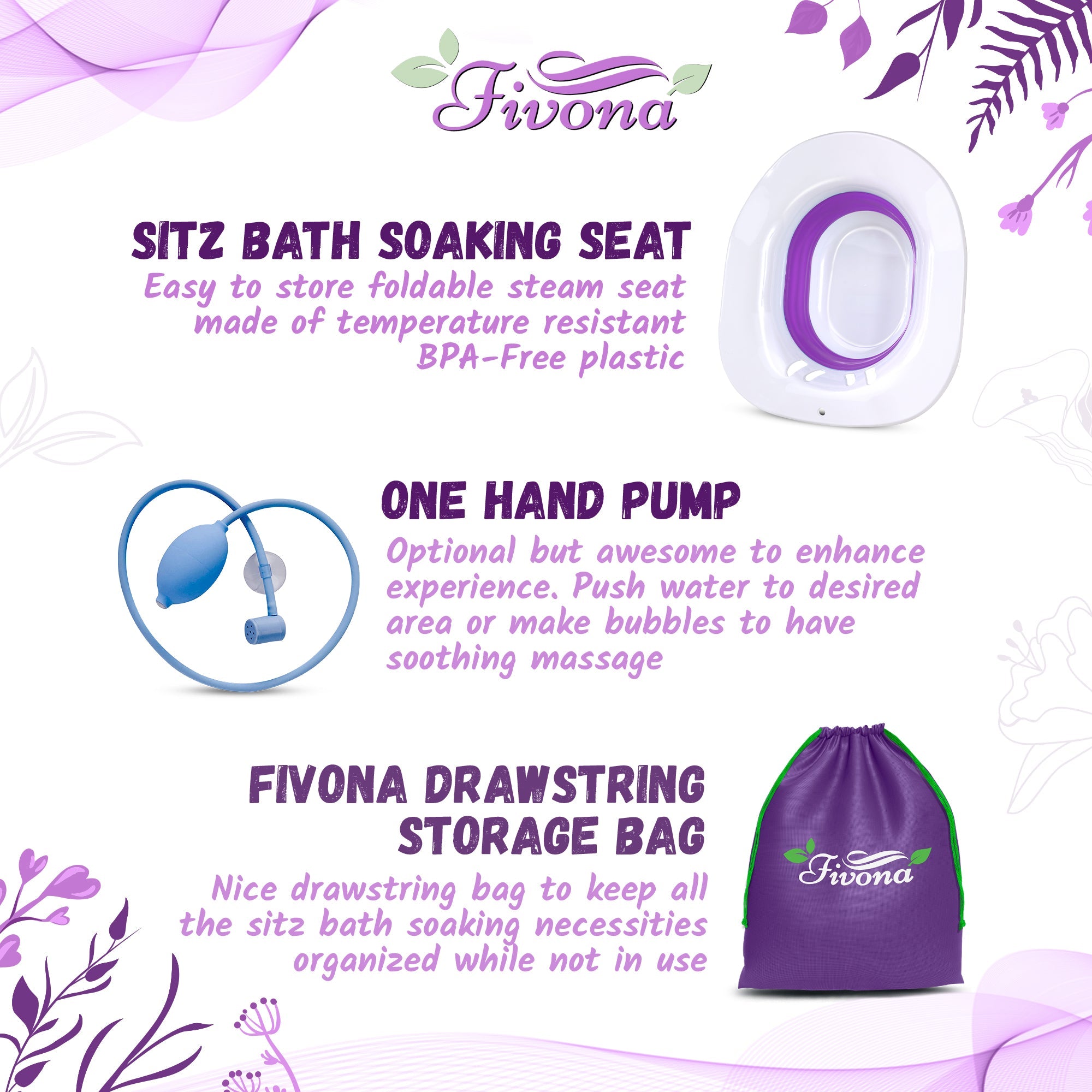 3 in 1 Sitz Bath Soaking Kit