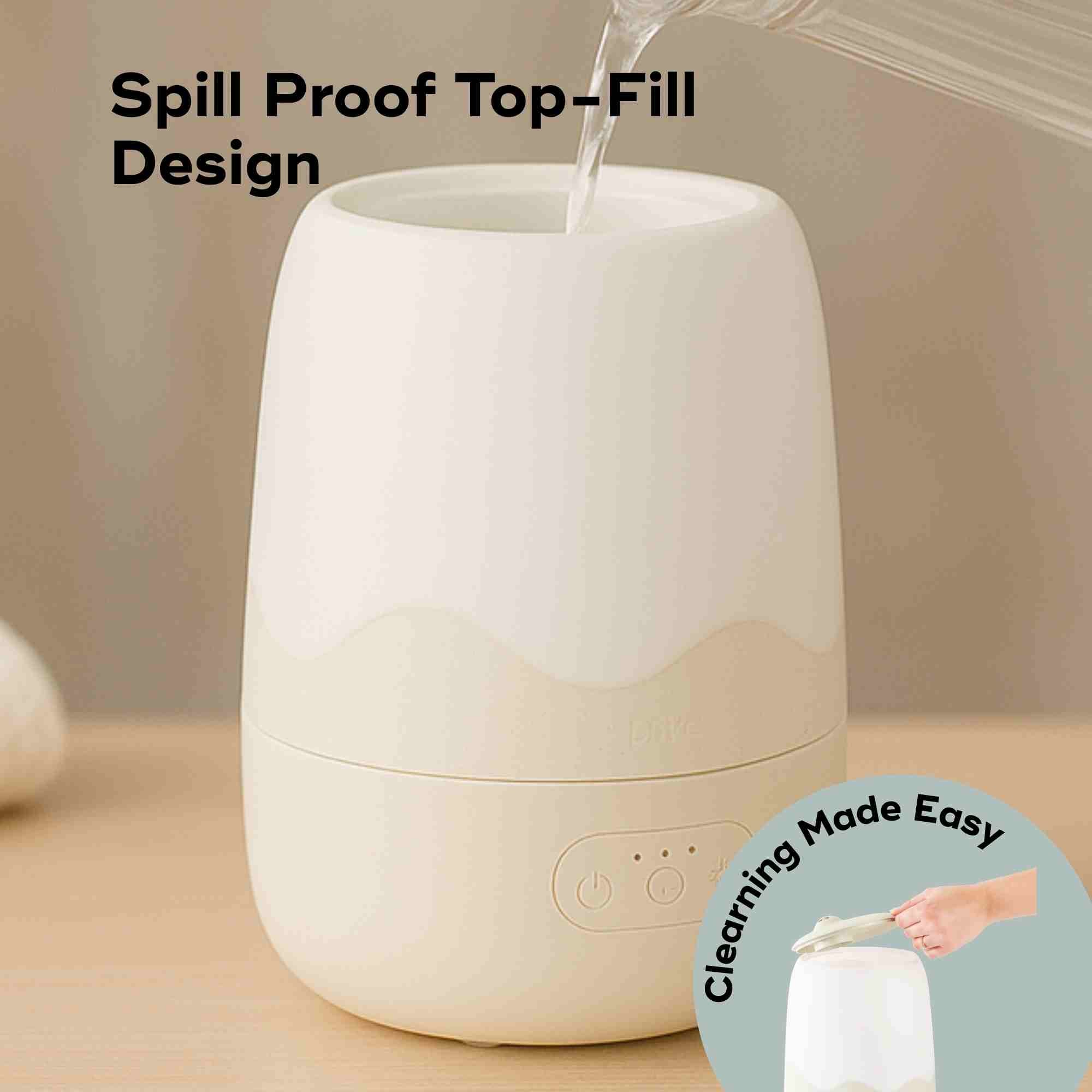 Wave 3-in-1 Cool Mist Baby & Toddler Humidifier – Diffuser & Nightlight