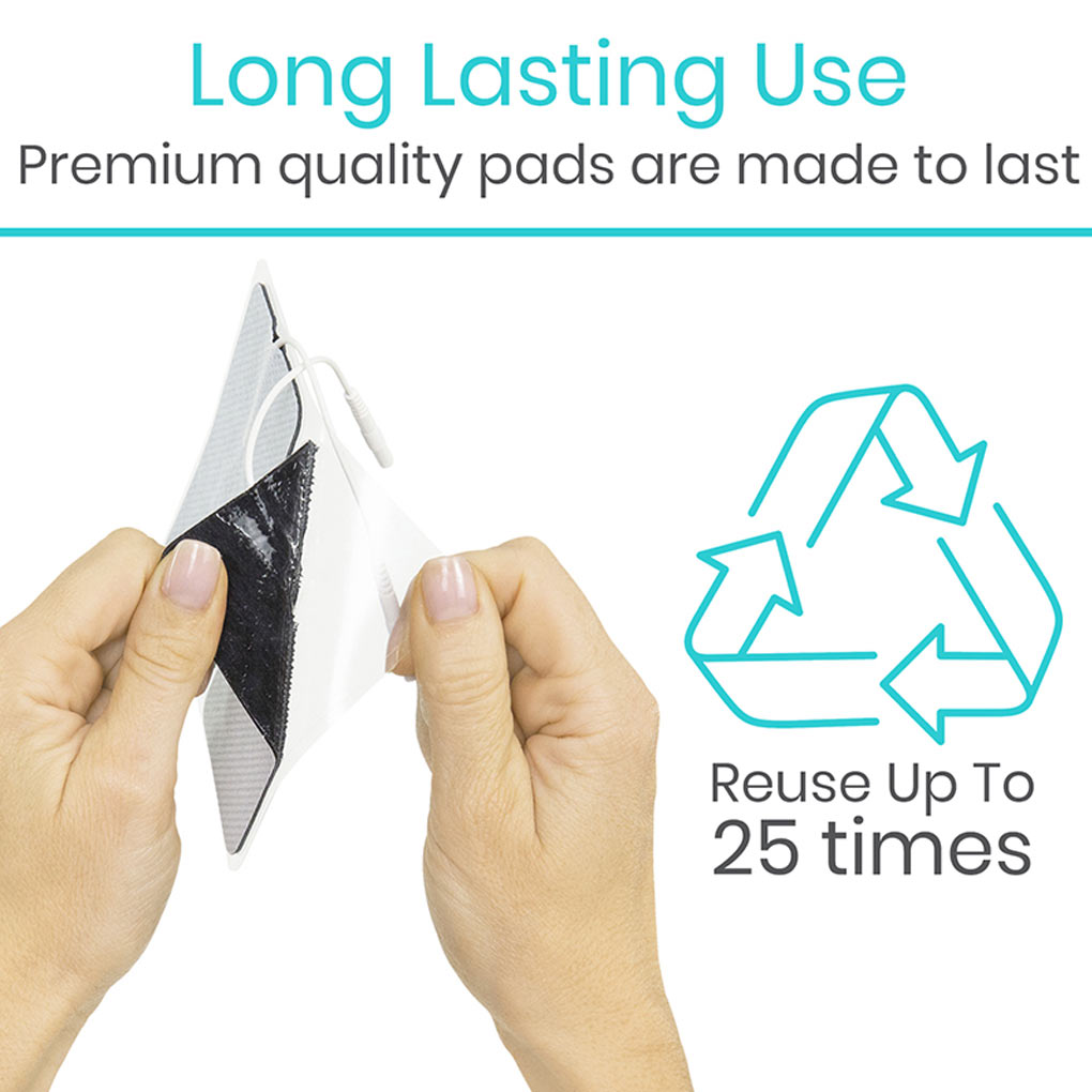 Tens Unit Replacement Pads 2x4 - 4 pack