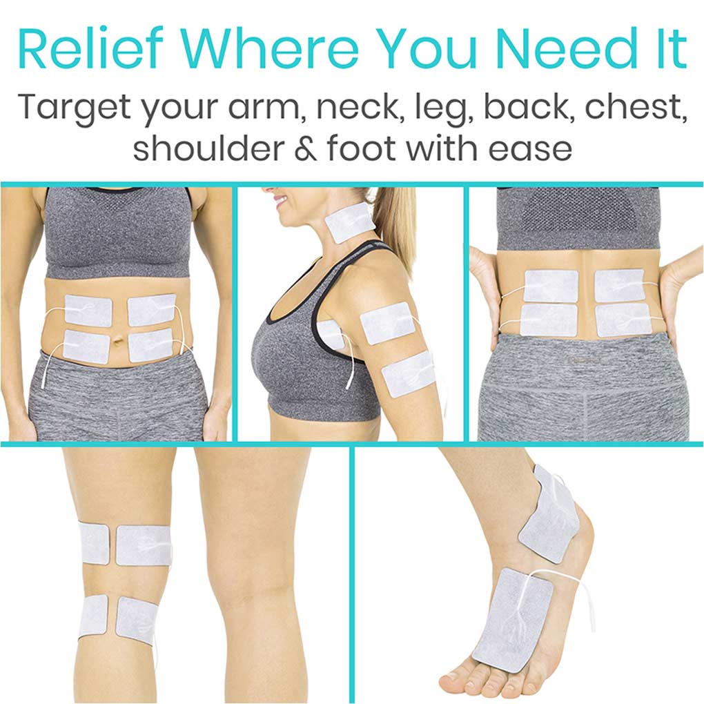 Tens Unit Replacement Pads 2x4 - 4 pack