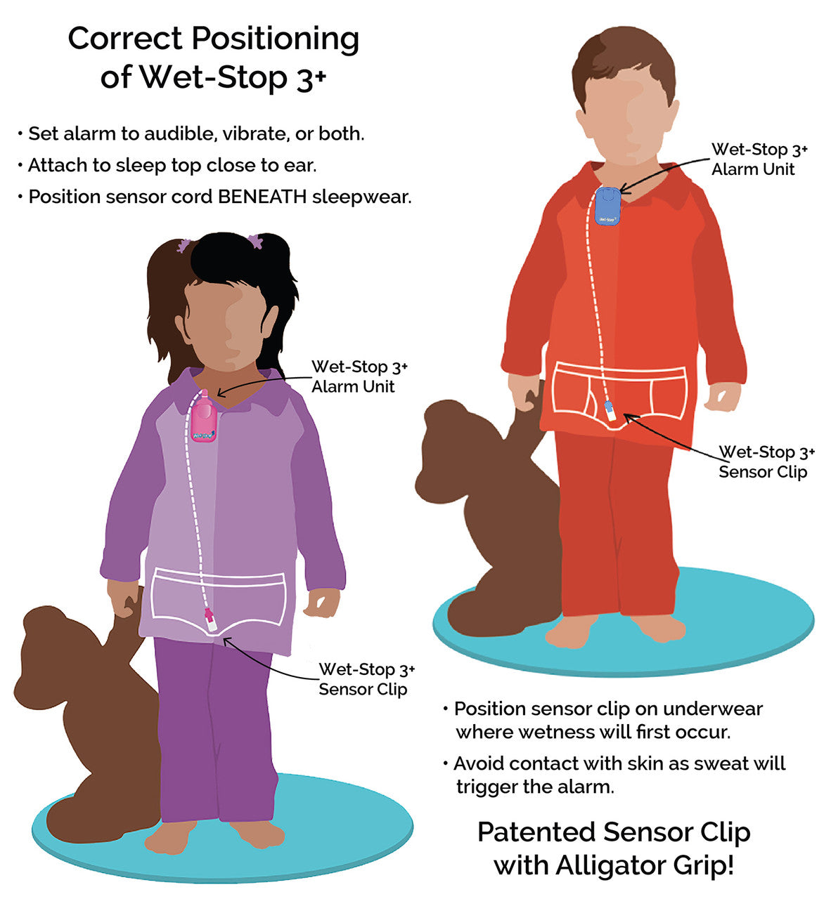 Wet-Stop 3+ Bedwetting Alarm
