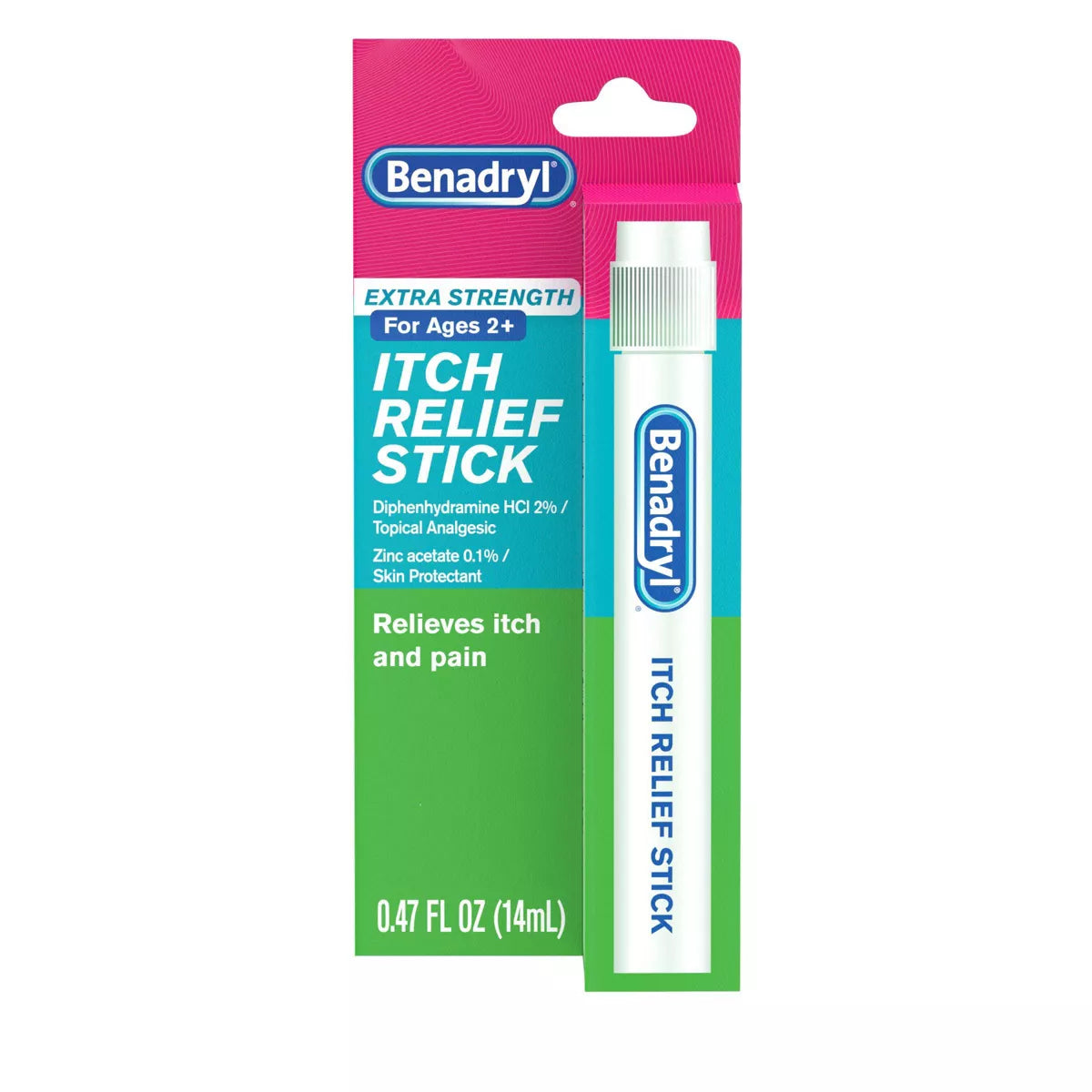 Benadryl Extra Strength Itch Relief Stick -  0.47 fl oz