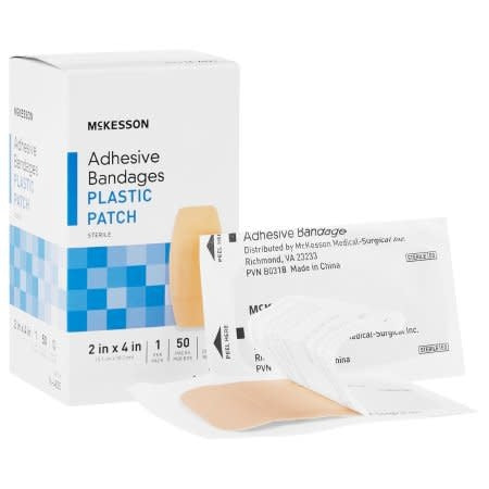 Adhesive Strip 2" x 4" - plastic