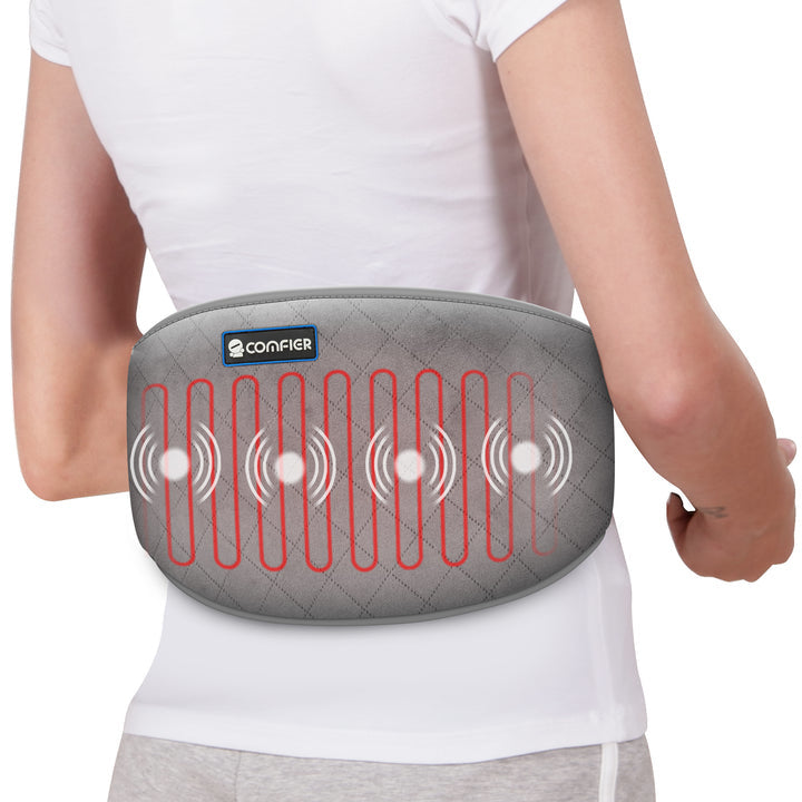 Heating Pad for Back Pain Relief,Heated Waist Massage Belt for Back Pain with Massage Modes - 6006NG